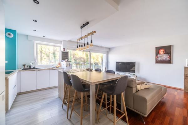 F5 familial de 100 m² – balcon, garage, parking – rebberg