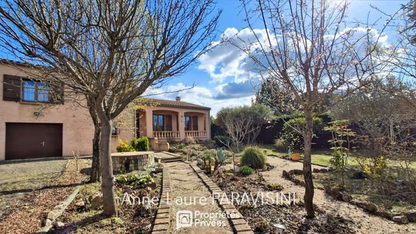 Limoux Maison de 124 m2 sur un terrain clos et arboré de 1100m²