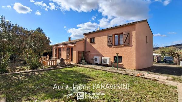 Limoux Maison de 124 m2 sur un terrain clos et arboré de 1100m²