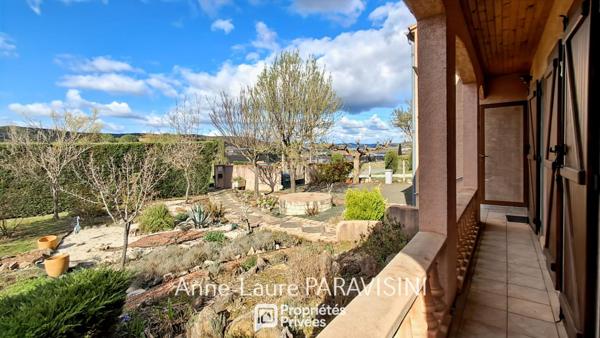 Limoux Maison de 124 m2 sur un terrain clos et arboré de 1100m²