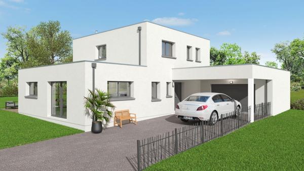 Terrain + Maison à vendre 5 pièces - 169 m²