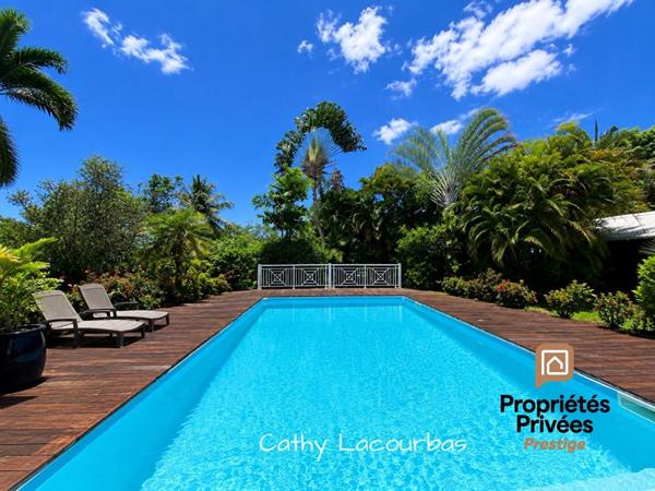 Villa d'architecte , piscine et jardin paysager - Baie Mahault