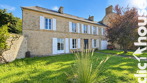 A VENDRE UNIQUEMENT CHEZ CLIC HOUSE - BAYEUX - QUARTIER JARDIN DES PLANTES - MAISON 1850 - 5 CHAMBRES