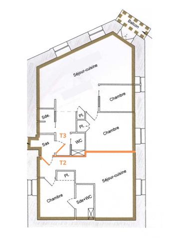 Appartement à vendre  5 pièces - 74,60 m2 DINARD - 35