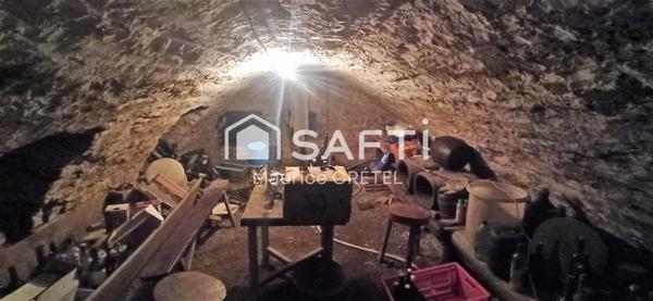 MAISON EN PIERRE +4 CHS+TERRAIN+GARAGE