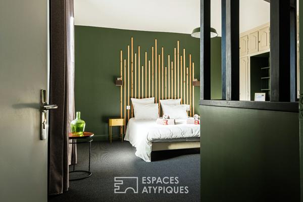 Maison en pierre avec sa rénovation contemporaine, en hyper-centre