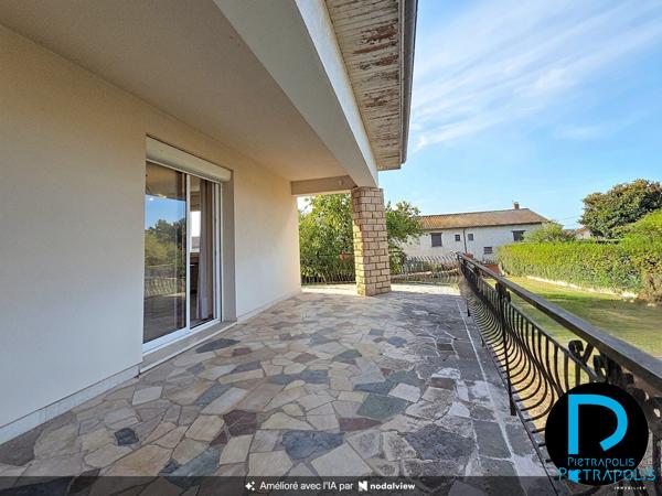 Maison sur sous-sol 3 chambres, avec garage annexe