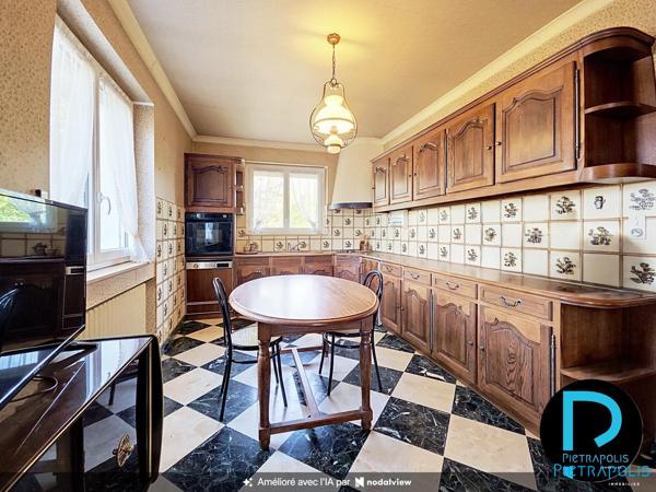 Maison sur sous-sol 3 chambres, avec garage annexe