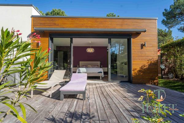 VILLA CONTEMPORAINE SUR LE GOLF DE LA PALMYRE
