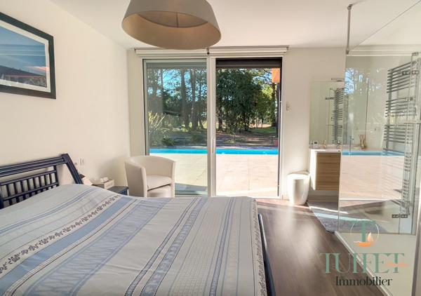 VILLA CONTEMPORAINE SUR LE GOLF DE LA PALMYRE
