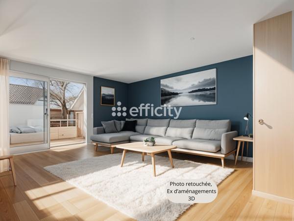 Appartement 3 pièces - 56 m² Exclusivité efficity