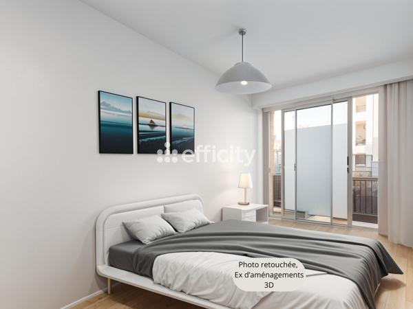 Appartement 3 pièces - 56 m² Exclusivité efficity