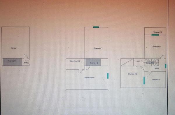 Immeuble  Garage Terrasse 15m²