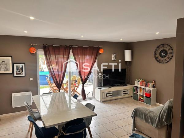 Maison 3 chambres avec jardin, terrasse et garage