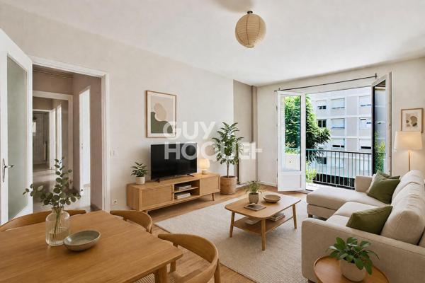 Appartement Lyon 3 pièces 63 m² balcon et garage