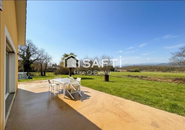 Plain-pied 4 chambres avec suite parentale et vue dégagée