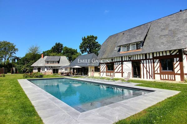 Située à Saint Gatien des Bois, maison à vendre avec piscine