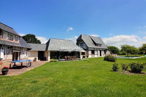 Située à Saint Gatien des Bois, maison à vendre avec piscine