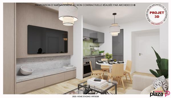 Appartement 2 pièces 37.38 m2