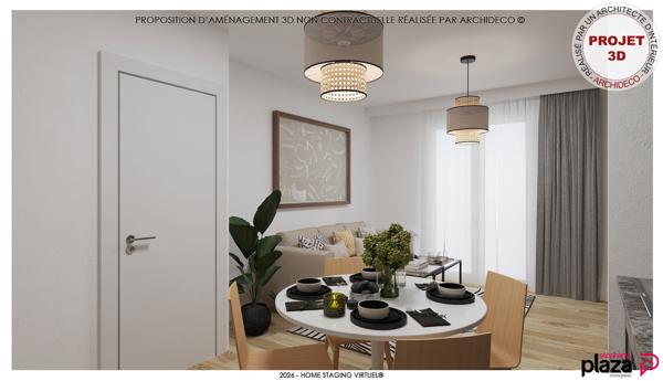 Appartement 2 pièces 37.38 m2