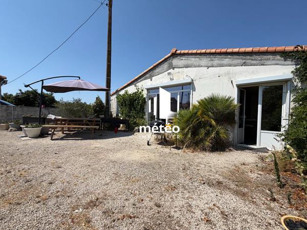 VIAGER OCCUPÉ – Maison au calme, à proximité de la plage