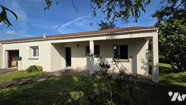 Nouveauté: Maison plain-pied 3 chambres bourg de Liré - 95m² - Jardin 570m²