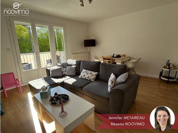 Situation idéale pour cet appartement T3/2 ch avec cave et parking