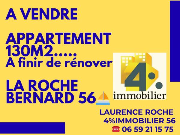 APPARTEMENT BEAUX VOLUMES 130m² A FINIR DE RENOVER