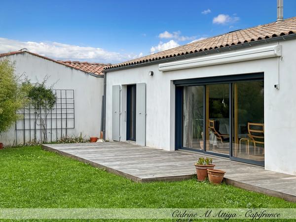 Maison à vendre Marsilly (17) 4 pièces 125m2 de plain-pied avec garage et jardin
