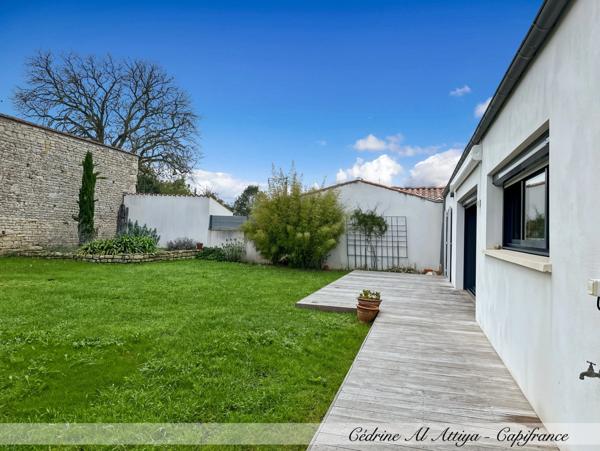 Maison à vendre Marsilly (17) 4 pièces 125m2 de plain-pied avec garage et jardin