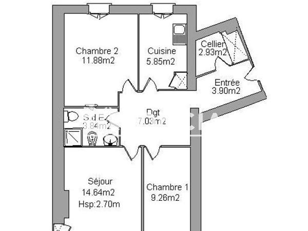 Location Appartement 3 pièces 59.33 m² - 12 AVENUE FRANÇOIS FABIE La Valette 83160