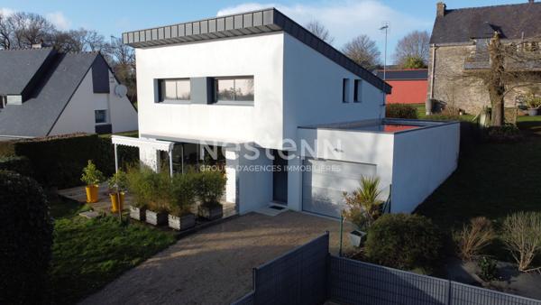 Maison d'architecte contemporaine 135 m² à proximité de Vannes - Parcelle de 800 m²