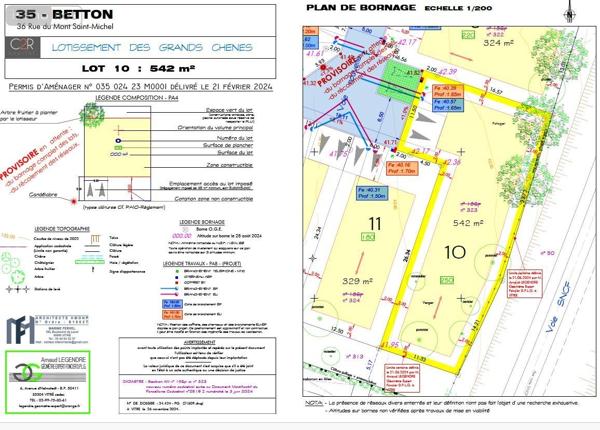 Terrain à Batir à vendre à Betton en Ille-et-Vilaine (35830), ref : GE703