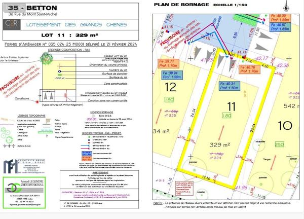 Terrain à Batir à vendre à Betton en Ille-et-Vilaine (35830), ref : GE703