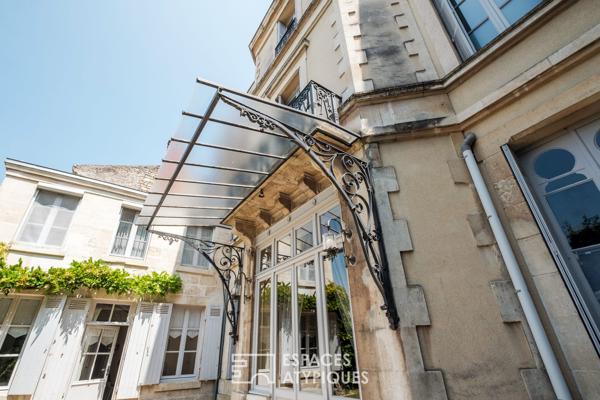 Appartement dans un hôtel particulier du 19ème avec son jardin privatif et son orangerie