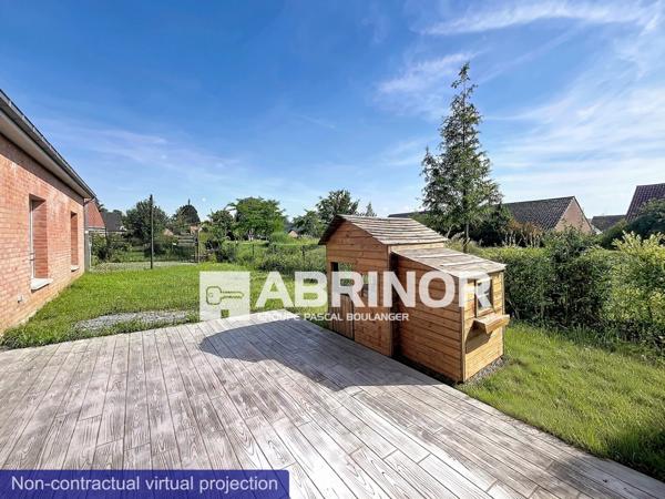 Maison Individuelle en semi-plain-pied- 7 chambres- bureau-jardin-garage. WATTIGNIES