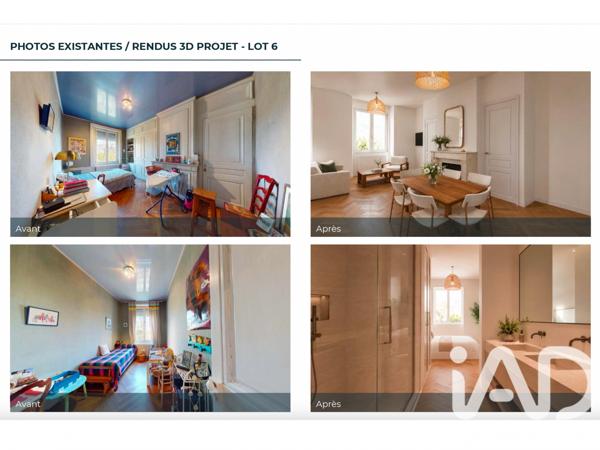 Appartement à vendre 2 pièces 38,3 m² Lyon 4