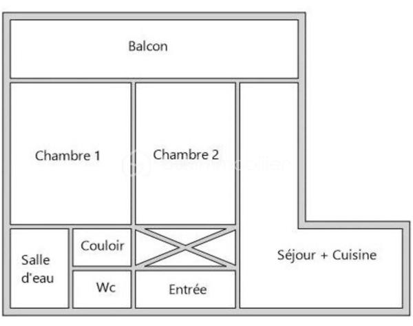 Appartement de 55 m²