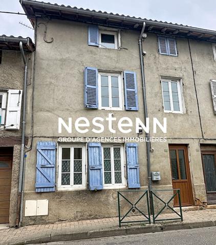 A Vendre : 01140 THOISSEY - Maison de village 2 chambres + grenier aménageable - Centre-ville