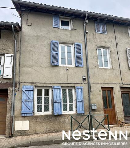 A Vendre : 01140 THOISSEY - Maison de village 2 chambres + grenier aménageable - Centre-ville