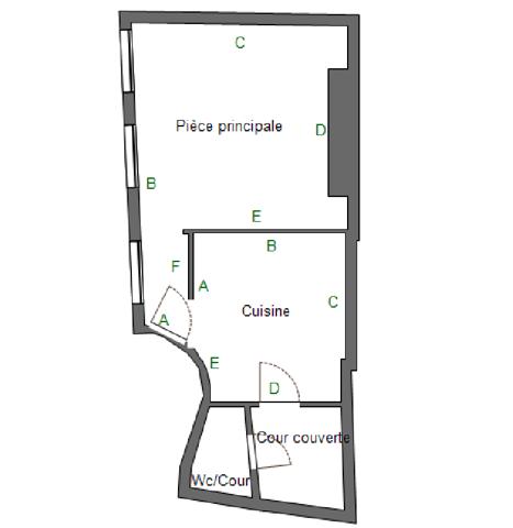 Studio à vendre 22 m² Paris 6