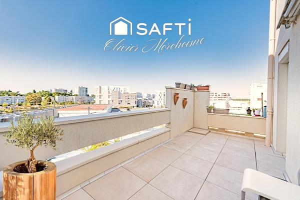 2 pièces avec parking et grande terrasse à Évry