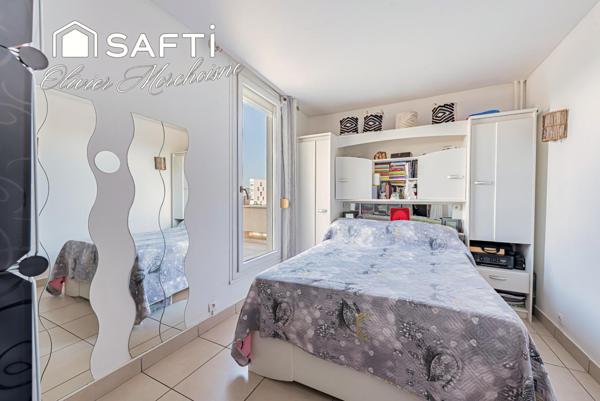 2 pièces avec parking et grande terrasse à Évry