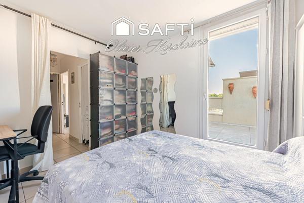 2 pièces avec parking et grande terrasse à Évry