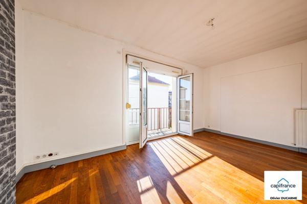 Appartement à vendre 3 pièces DIJON (21) secteur allées du Parc, avec balcon, cave et grenier