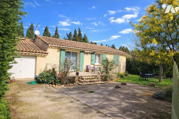 Maison de plain-pied – 3 chambres – Terrain 985m² – Eyguières (campagne)
