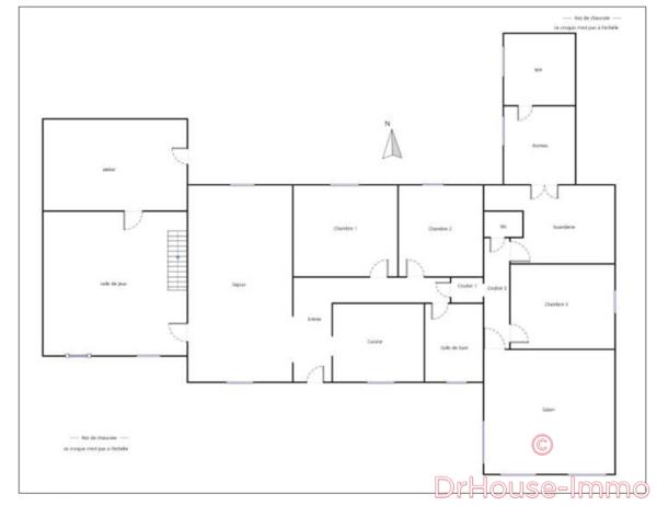 Maison à vendre 5 pièces de 171 m²