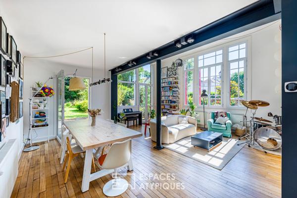 Lumières et histoires pour cet ancien atelier d’artiste à Saint Prix