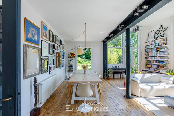 Lumières et histoires pour cet ancien atelier d’artiste à Saint Prix