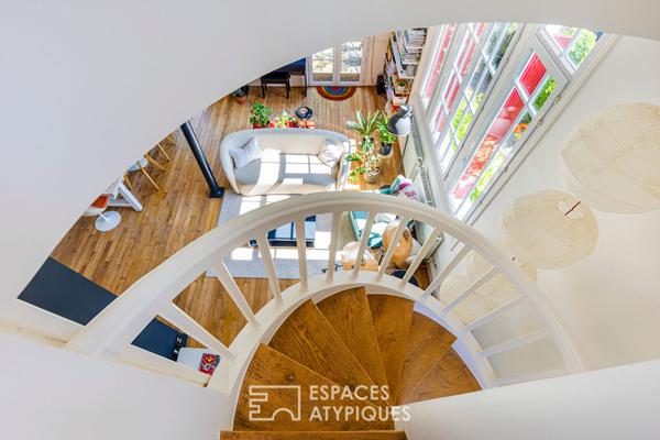 Lumières et histoires pour cet ancien atelier d’artiste à Saint Prix